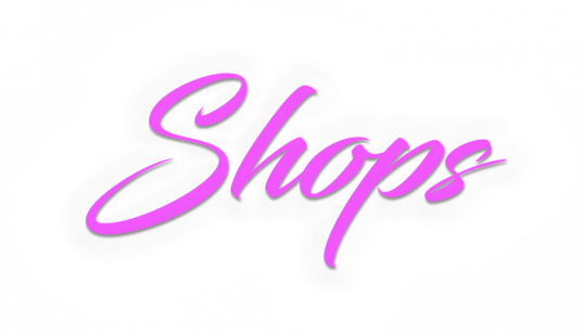 Shops purple white glow Shops purple white glow